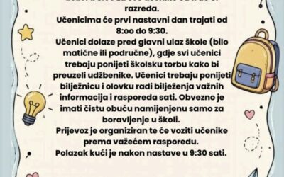 Prvi školski dan