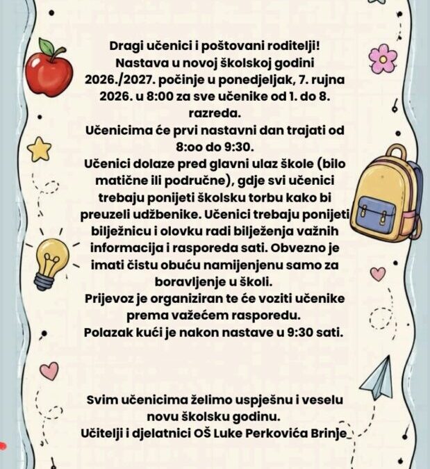 Prvi školski dan